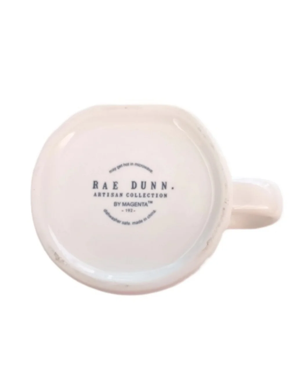 NWOT Rae Dunn Artisan Collection Ceramic White Mug | DUNN HUNTER